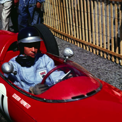 Ollon Villars 1962 : JIm dans la Lotus de la Scuderia Filipinetti
© J.C. Martha